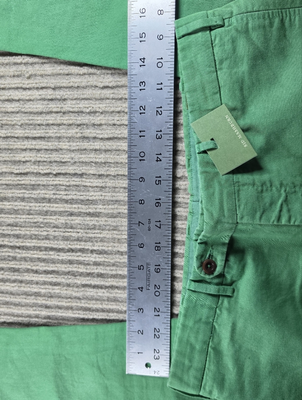 Sid Mashburn Green Chinos - Picture 4 of 10